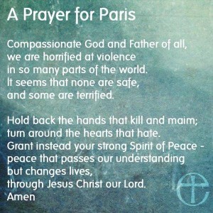 Prayer issued by the Church of England